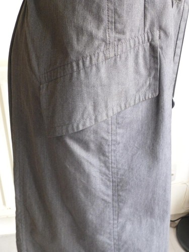 Dries Van Noten Vintage Military Style Trench Coat. Double Breasted Grey c.1990 - Picture 8 of 10