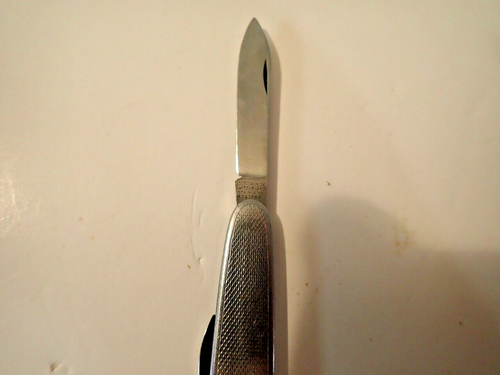 Victorinox Victoria Switzerland Stainless Rostfrei 3 Blade Vintage Pocket Knife - Picture 3 of 4