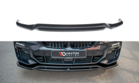 CUP Spoilerlippe Schwarz FüR BMW X5 G05 M Paket Frontspoiler Spoilerschwert ABS