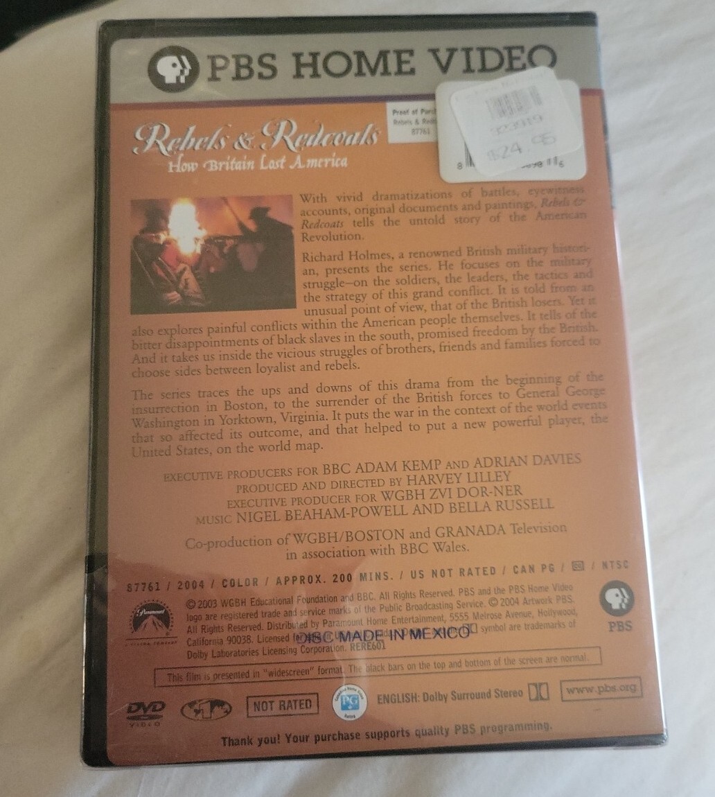 (未使用･未開封品)Rebels &amp; Redcoats: How Britain Lost America [DVD] Amazon.com: Rebels & Redcoats - How Britain Lost America