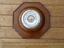 Antique Wall Barometer with exposed centre movement .8cm at glass. S85 to rear