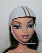 Casco de patinaje sobre ruedas Mattel My Scene muñeca Barbie azul claro niña