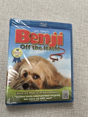 Benji Off the Leash (DVD, 2004) Sealed Blu-Ray Disc New Reader's