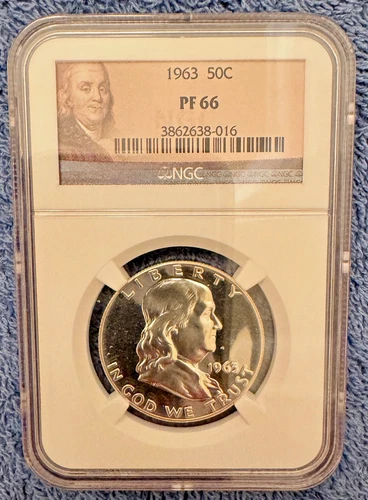 1963 Franklin Half Dollar 50C NGC PF66
