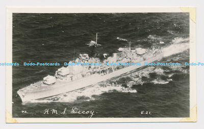 C010814 S. 3. H.M.S. Decoy. E. 21. R.A. Fisk. Offizieller Fotograf