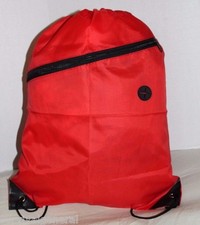 Drawstring Red Children's Gym Tote Bag School Sport Pack Survival Backpack Sack