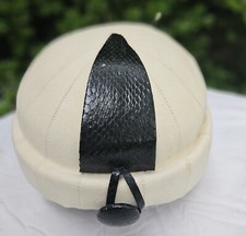 Vintage Christian Dior Chapeaux Paris-New York Beige Hat