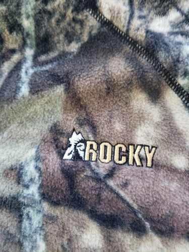 Rocky Sent IQ Atomic Men's Size L Fleece 1/4 Zip Realtree Camo Sweatshirt EUC - Picture 6 of 11