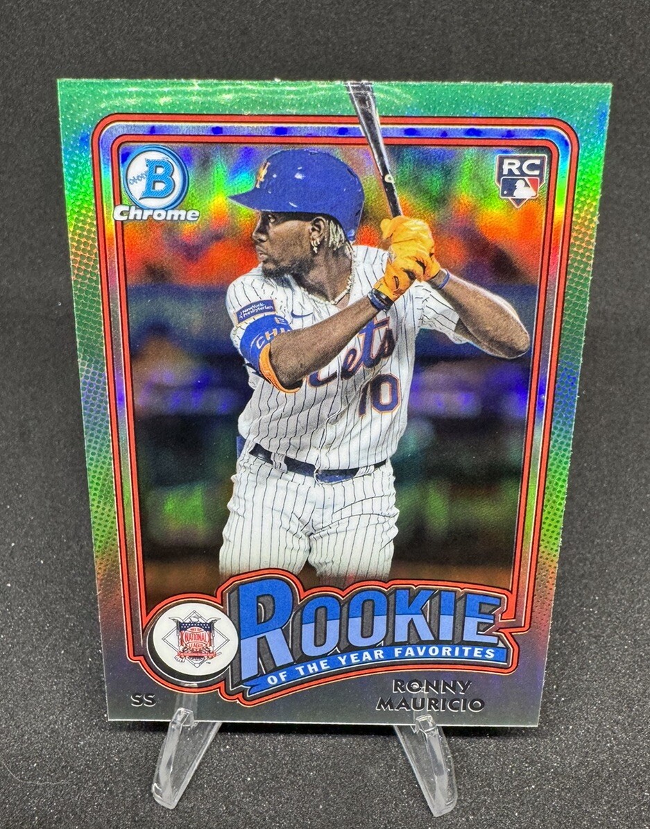 Ronny Mauricio 2024 Bowman Chrome Rookie of the Year Favorites RC #ROY-1