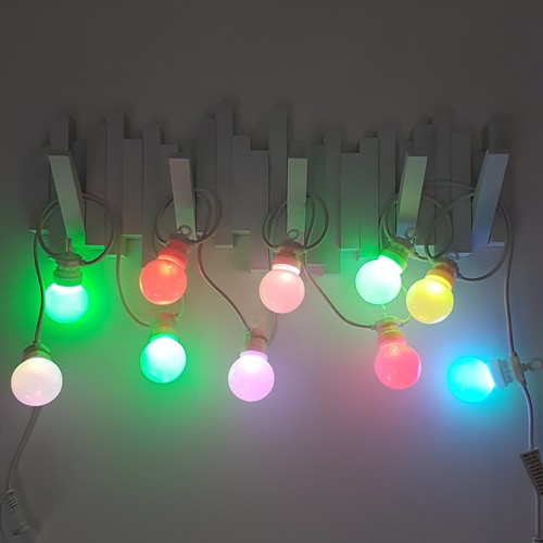 Qbis Colour Changing LED Festoon Lights, multi-colour Christmas fairy lights - Picture 36 of 42