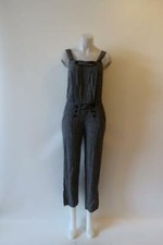 WOMENS DAUGHTERS OF THE LIBERATION ANTHROPOLOGIE BLK/GRAY PRINT JUMPSUIT SZ 2 