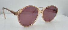 Vintage Leonhard Denelle 321 Brown Oval Horn-Rim Sunglasses Germany FRAMES ONLY