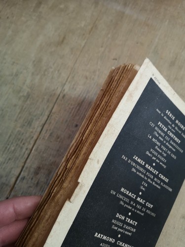 SERIE NOIRE GALLIMARD COUVERTURE PAPIER 1948 - LA DAME DU LAC - CHANDLER - Picture 9 of 10