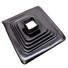 Rubber Shift Shifter Dust Boot 8.5 X 9.5 With 2 Square Opening Brand New