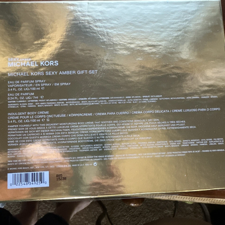 Sexy conjunto de regalo ámbar Michael Kors Foto 2 de 4