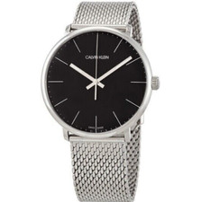New Swiss Made CALVIN KLEIN High Noon Quartz Black Dial Men's Watch