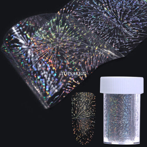 Holographic 3D Nail Art Foil Dream catcher,Flower Nail Art Transfer Stickers - Picture 13 of 14