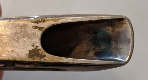 Raro boccaglio sax soprano Selmer in metallo primi d'epoca - Foto 7 di 11