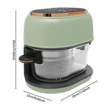 Hot Air Fryer, Large Air Fryer, Visible Glass Air Fryer