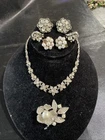 Lot Of Bogoff, Trifari ,Goldette Jewelry Needing Stone Replacement All Wearable