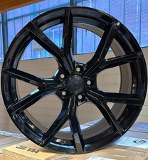 18" AUDI A3 S3 2003-2026 GLOSS BLACK ESTORIL DESIGN 7.5J ALLOY WHEELS