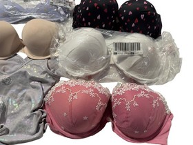 Victoria Secret Pink Bra Panty Lot 35+ PCS Bombshell Push Up Mixed Sizes Bundle!