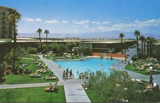 Stardust Hotel  Casino Huge Pool View 1950s/60s Postcard Lot Of 2 Las Vegas NV