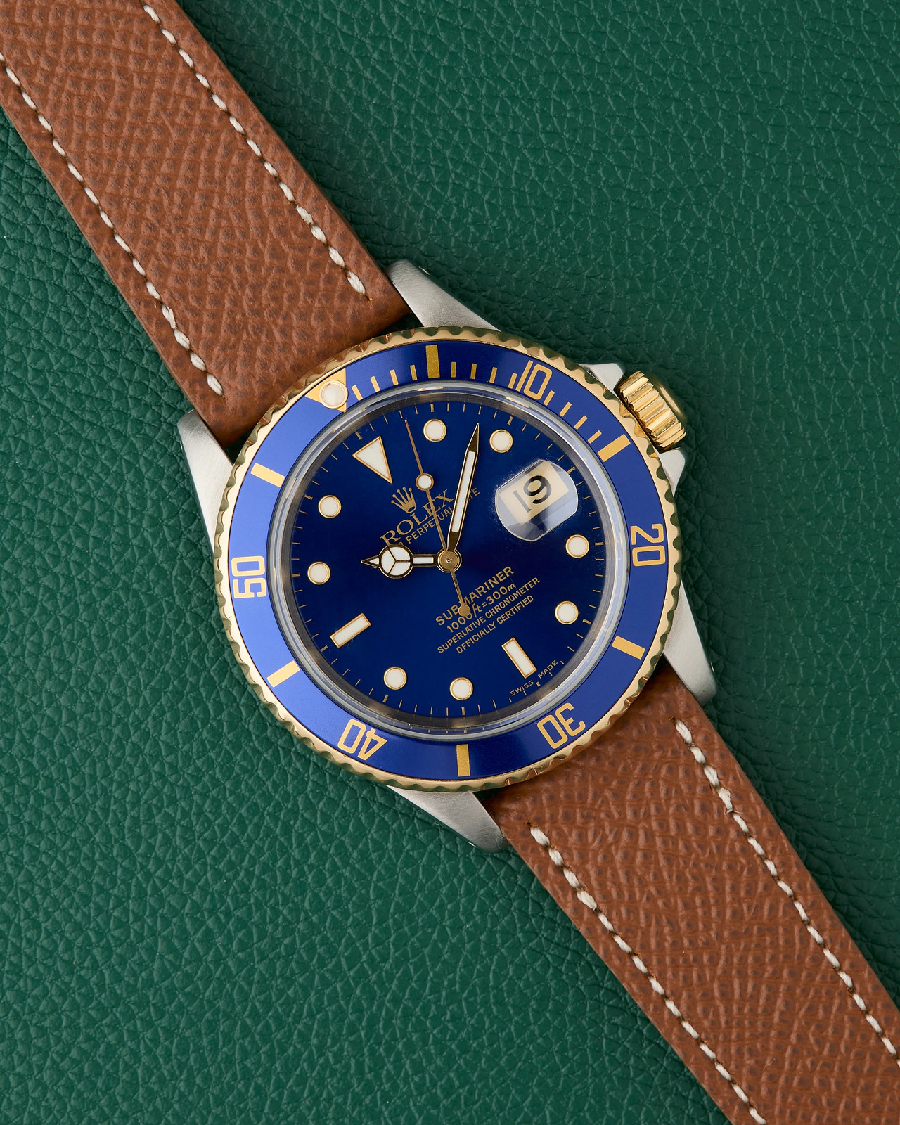 Rolex Submariner Date Ref. 16613 Bluesy Two Tone 18k Gold & Steel 1991 image 2