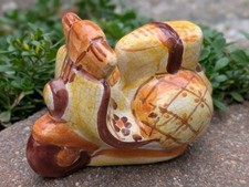 Vtg 1970s Tre Erre Pottery Palermo Italy Vespa Motorbike Scooter Figurine 4"