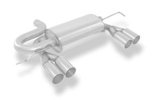 FOX Racing Sportanlage ab Kat DUPLEX je 2x80mm scharf für Audi S3 Typ 8L 1.8l T