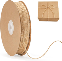 1.5Mm Braun Juteschnur: 100M Jute Schnur Garten, 2-Lagig Bastelschnur FüR Bastel