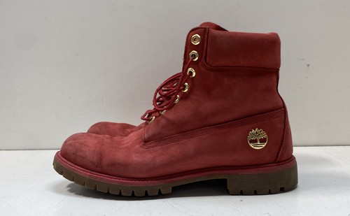 Timberland Red Timberland 6 Inch Premium Ruby Red Waterproof Boots Men's Size 11 | eBay