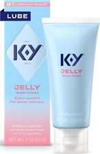 K-Y Jelly Personal Lubricant Water Based Lube for Wetter Sex 4 oz NEW