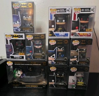 Batman Funko Pop Lot VAULTED w/ Soft Protectors Included