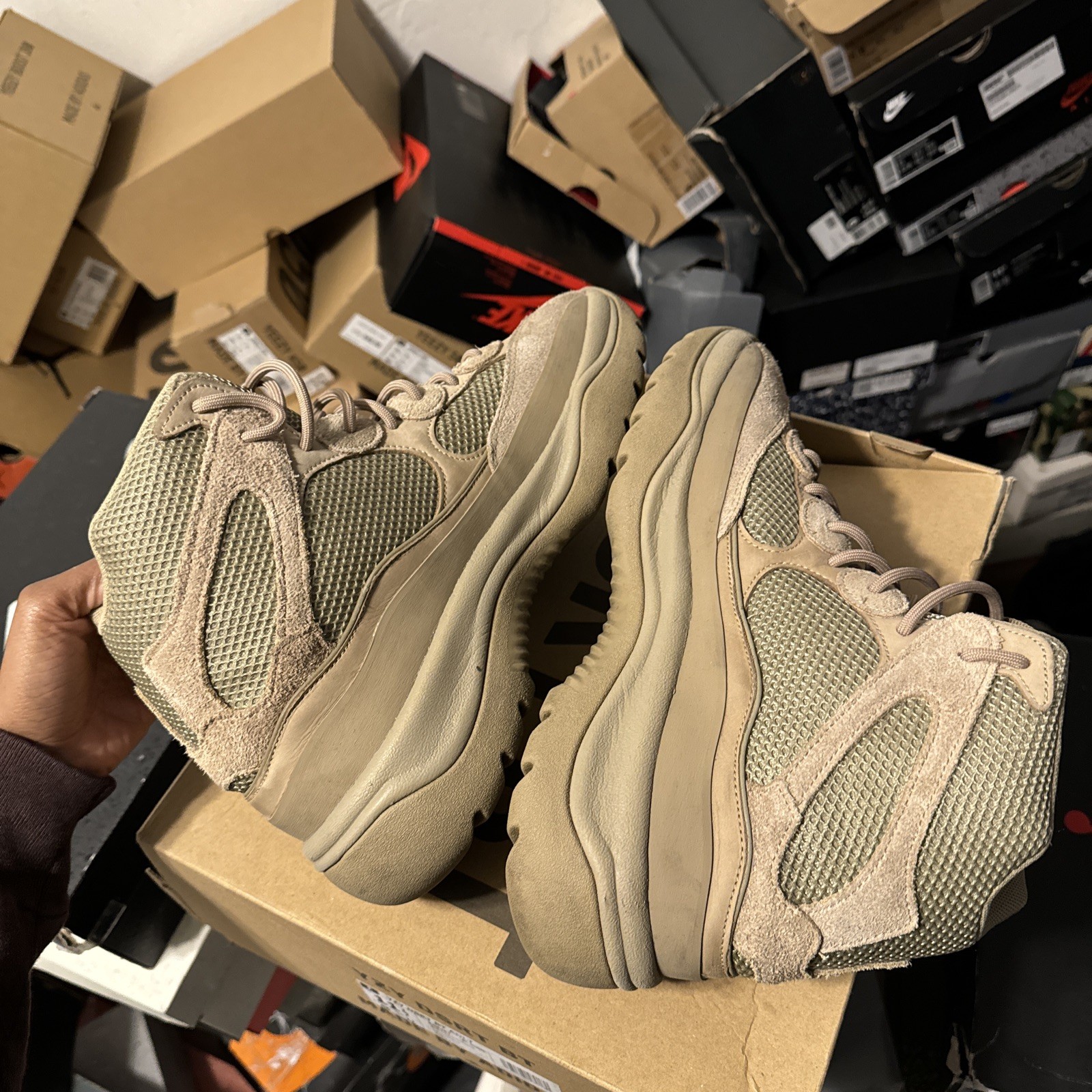 Size 11.5 - adidas Yeezy Desert Boot Rock EG6462 SUPER CLEAN thumbnail 5