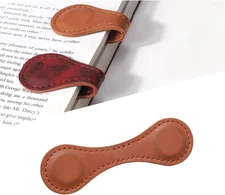 Magnetic Leather Bookmarks - Ideal Gifts for Book Lovers and Readers
