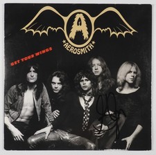 Steven Tyler Aerosmith JSA Signed Autograph Album Record Vinyl Get Your Wings