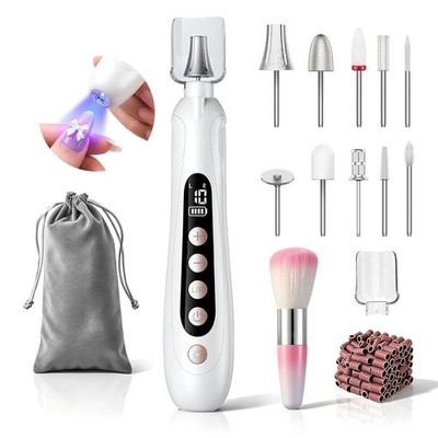 Electric Nail File, Cordless Toe Nail Grinder for Thick Toenails & Callus, Re...
