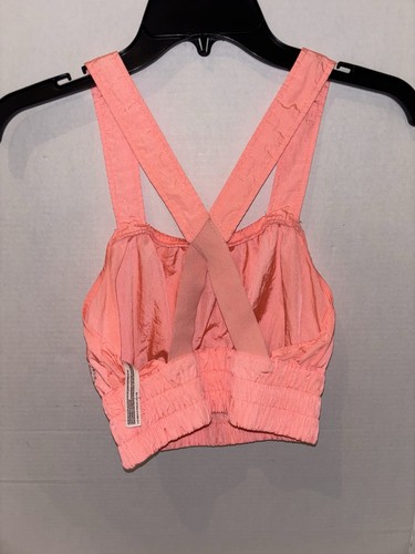 EUC Free People Movement Women’s Peach Nylon Sports Bra X-Small - Picture 3 of 6
