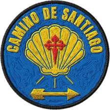 Camino De Santiago Spain Patch for Clothes Shell Pilgrim Cross – Embroidered Iro