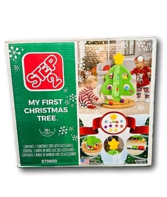 Step2 My First Christmas Tree with Ornament Train Set 18 Month + Kids Brand New