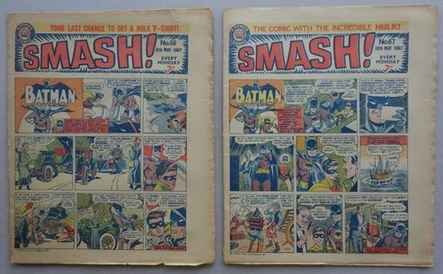 Smash comic #66+67 May 1967 GD-,GD/VG