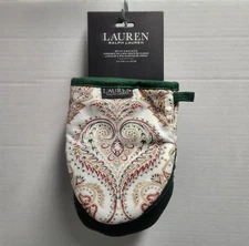 LAUREN RALPH LAUREN MINI Oven MITTS Set Of 2 Christmas