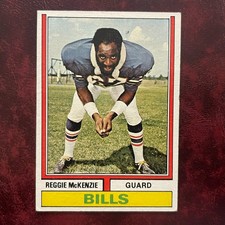 1974 Topps Set REGGIE MCKENZIE ROOKIE #314 BUFFALO BILLS - EX++