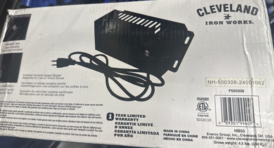 #ad Cleveland Iron Works Wood Stove HB50 Blower Fan Kit: F500308 $179.99