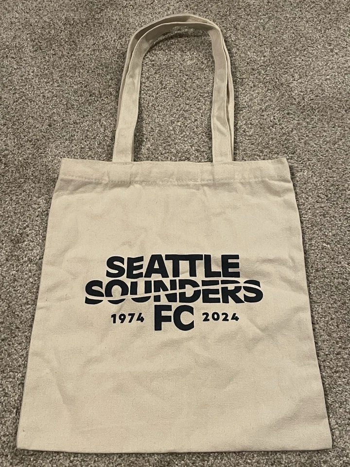 Seattle Sounders Bundle: Canvas Bag, Sunglasses, Shot Glass, Necklace, Earrings - Image 2 of 4