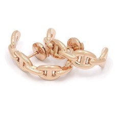 HERMES Chaine d'Ancre Enchaine Earring Piercing type 750PG P0056577