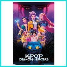 Netflix KPop Demon Hunters 2025 - Group Wall Poster, 34L" x 22.4W", Unframed...