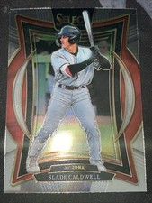 2025 Panini Select Baseball Slade Caldwell #81 RC Silver Refractor 