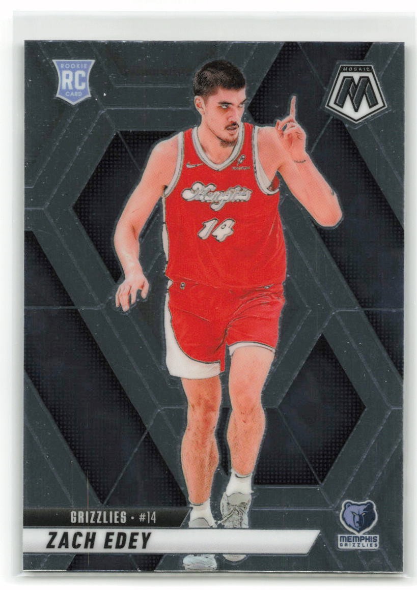 2024-25 Panini Mosaic Zach Edey (RC) #248 Memphis Grizzlies